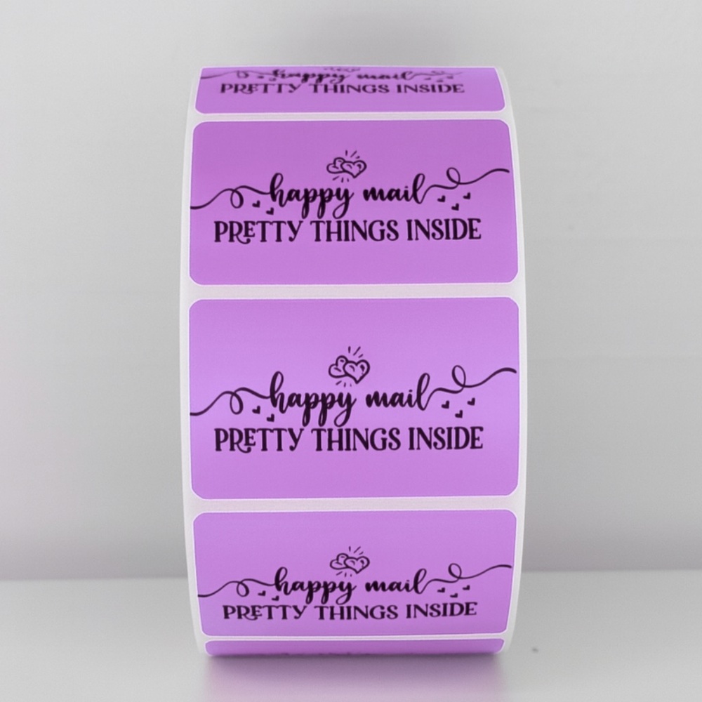Happy Mail Stickers | Pretty Things Inside Labels | Cute Packaging stickers - Picture 7 of 11